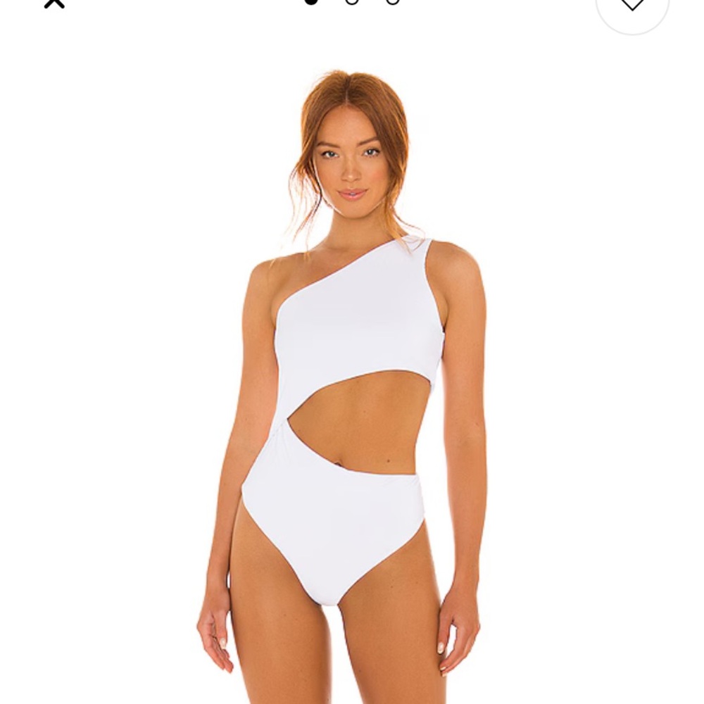 H&M one shoulder, one piece bathing suit, women’s